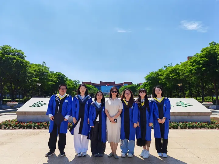 Ren Protein Design Group: Graduation memories on campus