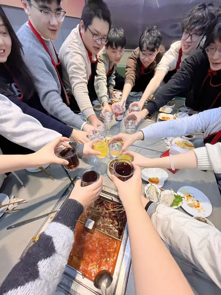 Ren Protein Design Group: A toast around the table